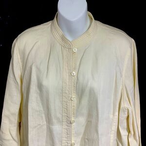Bridgewater Studio Linen Tunic Shirt Jacket